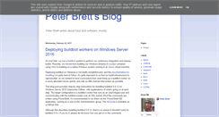 Desktop Screenshot of blog.peter-b.co.uk